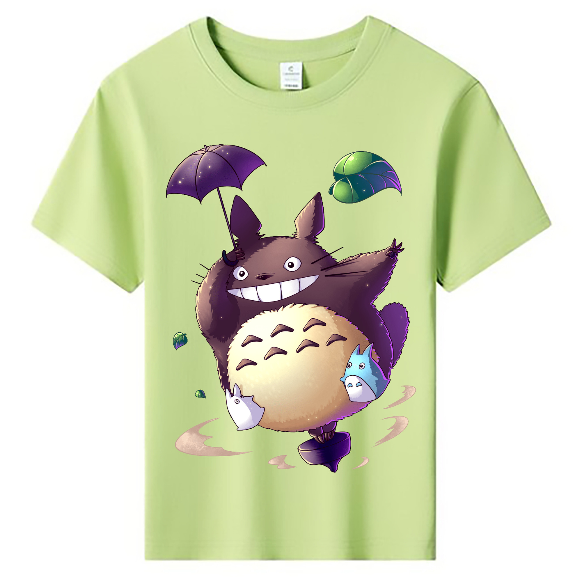 （画像用） となりのトトロ 草壁メイ 草壁サツキ My Neighbor Totoro Satsuki Kusakabe Mei Kusakabe 綿100％キッズTシャツ（フロントプリント）